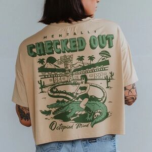 OCTOPIED MIND MENTALLY CHECKED OUT T-SHIRT SIZE M